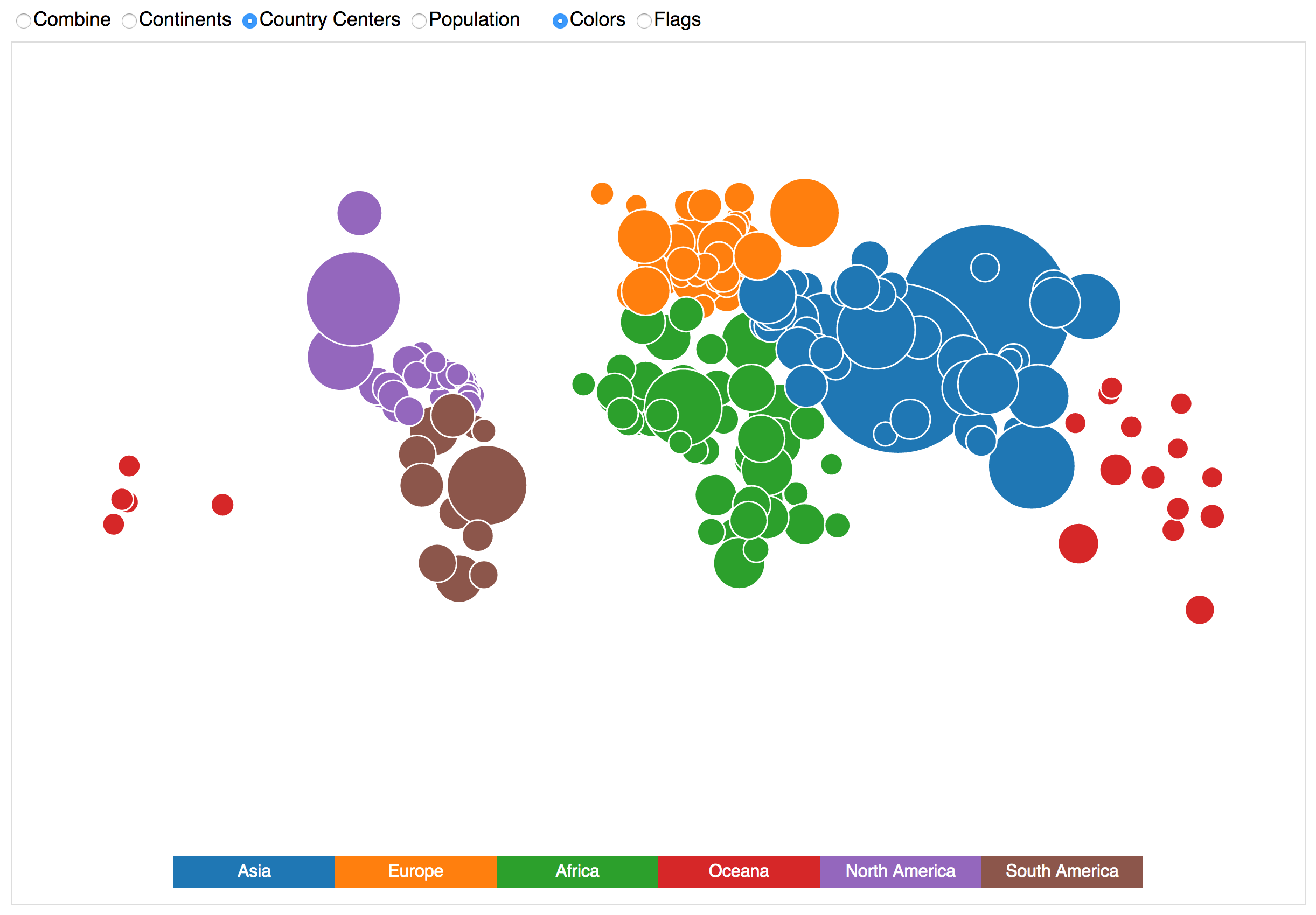 Country Centers/Colors