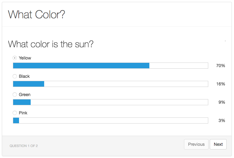 Poll preview