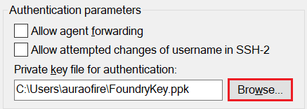 Browse AWS Key Pair