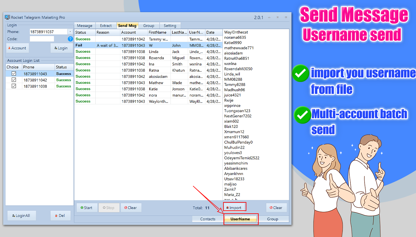 Rocket Telegram Marketing Pro 2.0.1