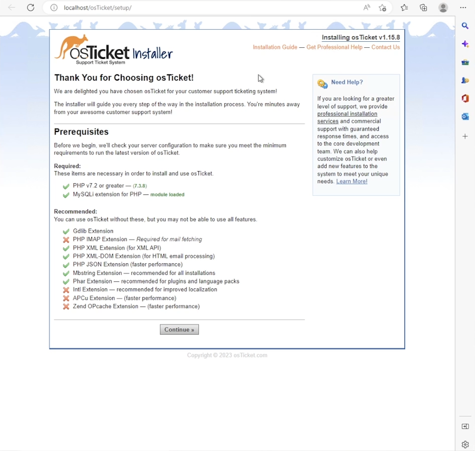 Github cnapoleon osticket prereqs