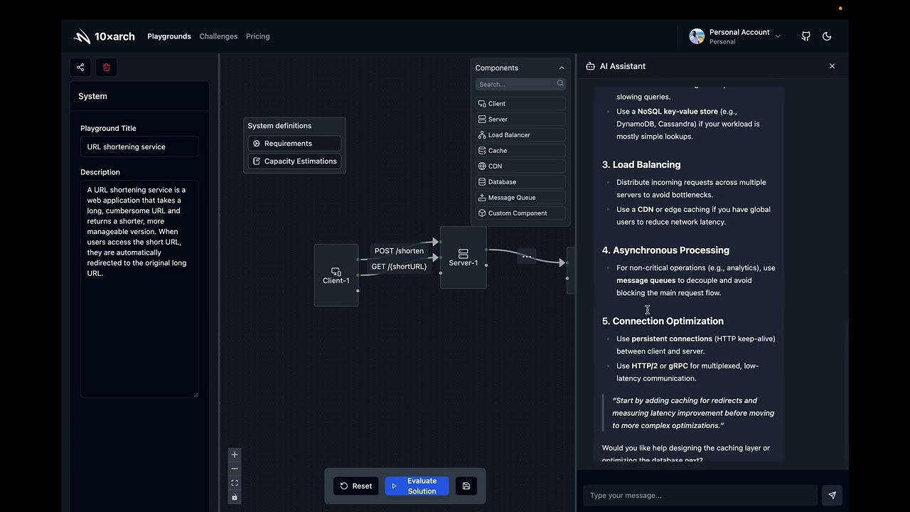 System Design Playground Demo