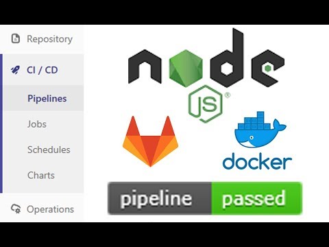 CI/CD a NodeJS API with Docker-Compose and GitLab