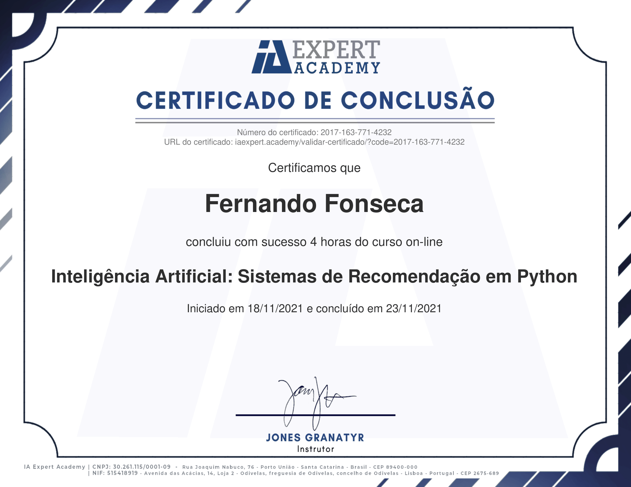 IA Expert Academy: Recommendation Systems in Python