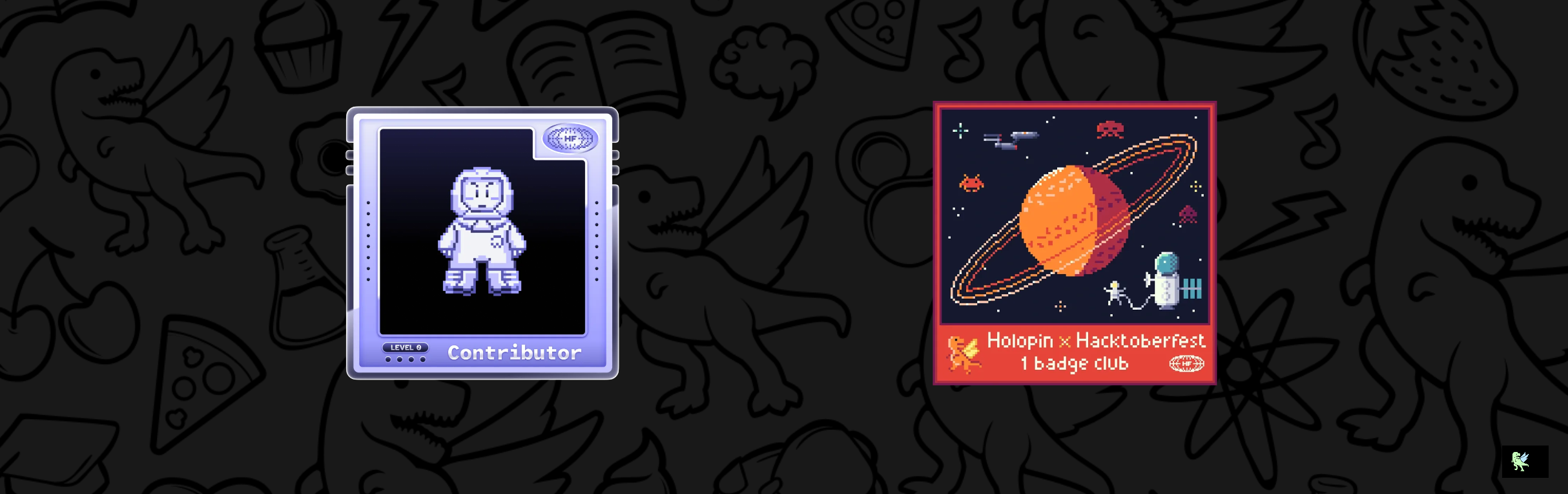 An image of @AjayMaan13's Holopin badges, which is a link to view their full Holopin profile