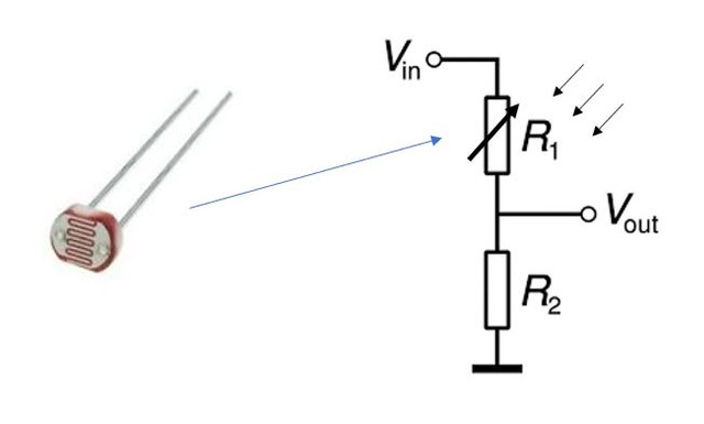 Photoresistor schematic