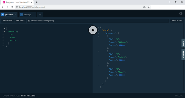 Graph-QL-Product