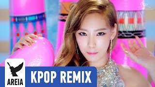 Girls' Generation TTS - Holler  Areia Kpop Remix #162  60fps Cute Korean Girls 소녀시대 태티서