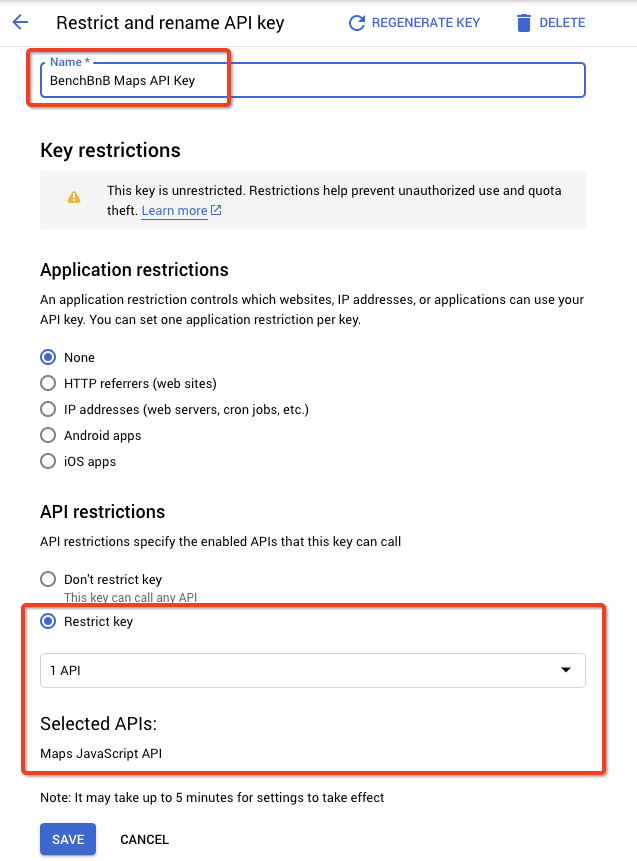 Restrict API Access