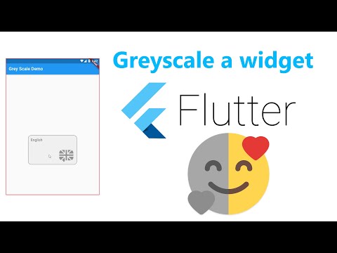 How to grescale a widget in flutter. (make any flutter widget look like disabled state)