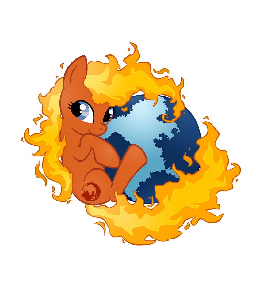 Firefox browser pony logo