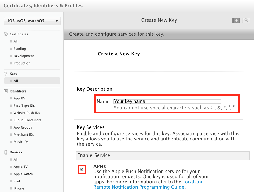 apple-dev-center-new-auth-key