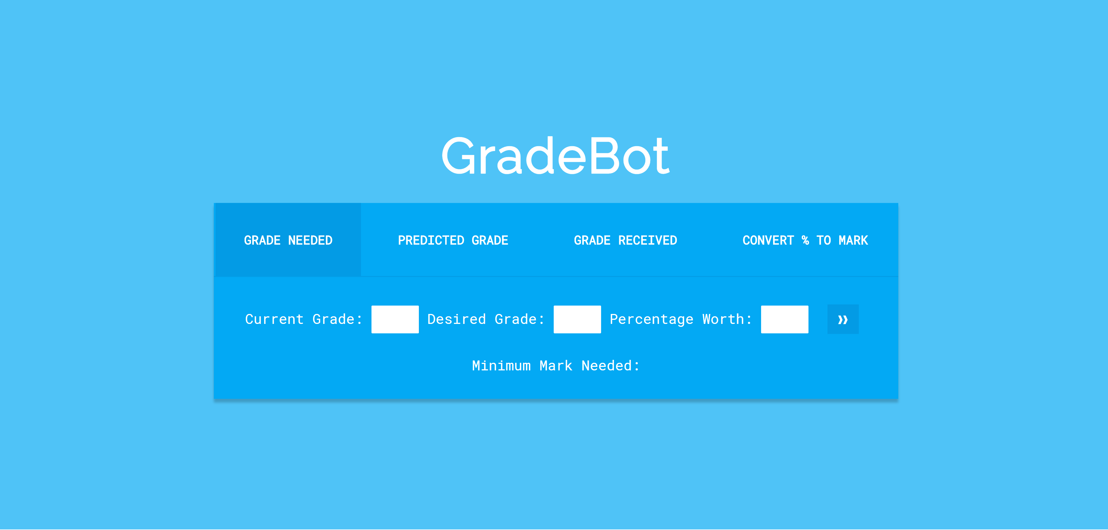 GitHub - amy-liang/gradebot: Calculating your Grade needs