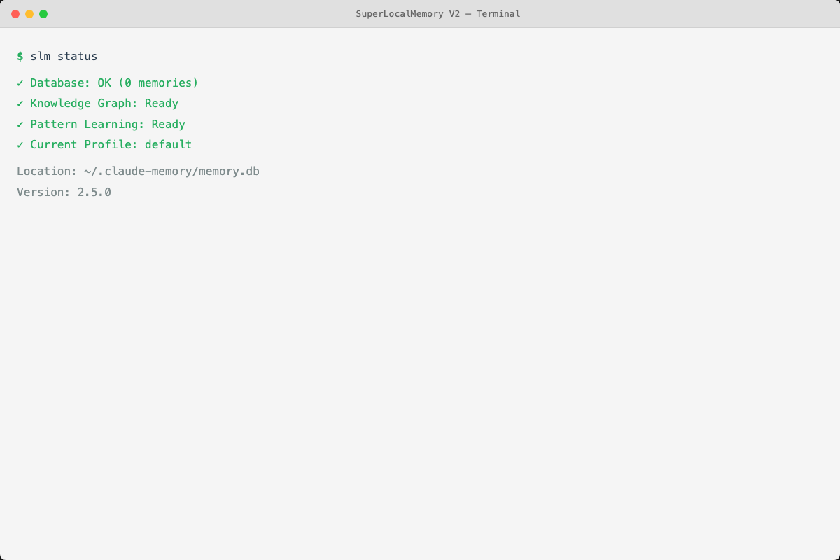 CLI Status Output