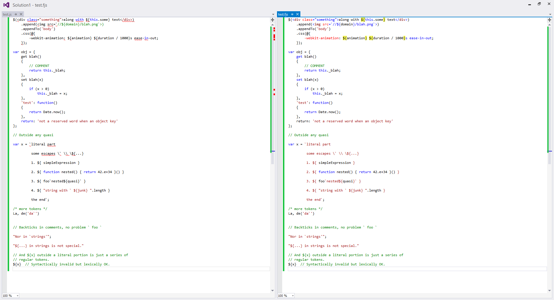 Visual Studio Integration