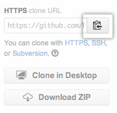 Clone Repo Button