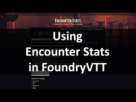 Watch an overview of Encounter Stats on YouTube