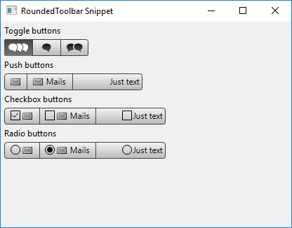 Rounded Toolbar