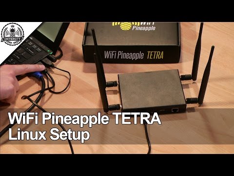 WiFi Pineapple TETRA: Linux Setup