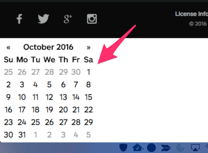 Incorrect Datepicker