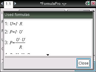 Formulas being displayed inside solver