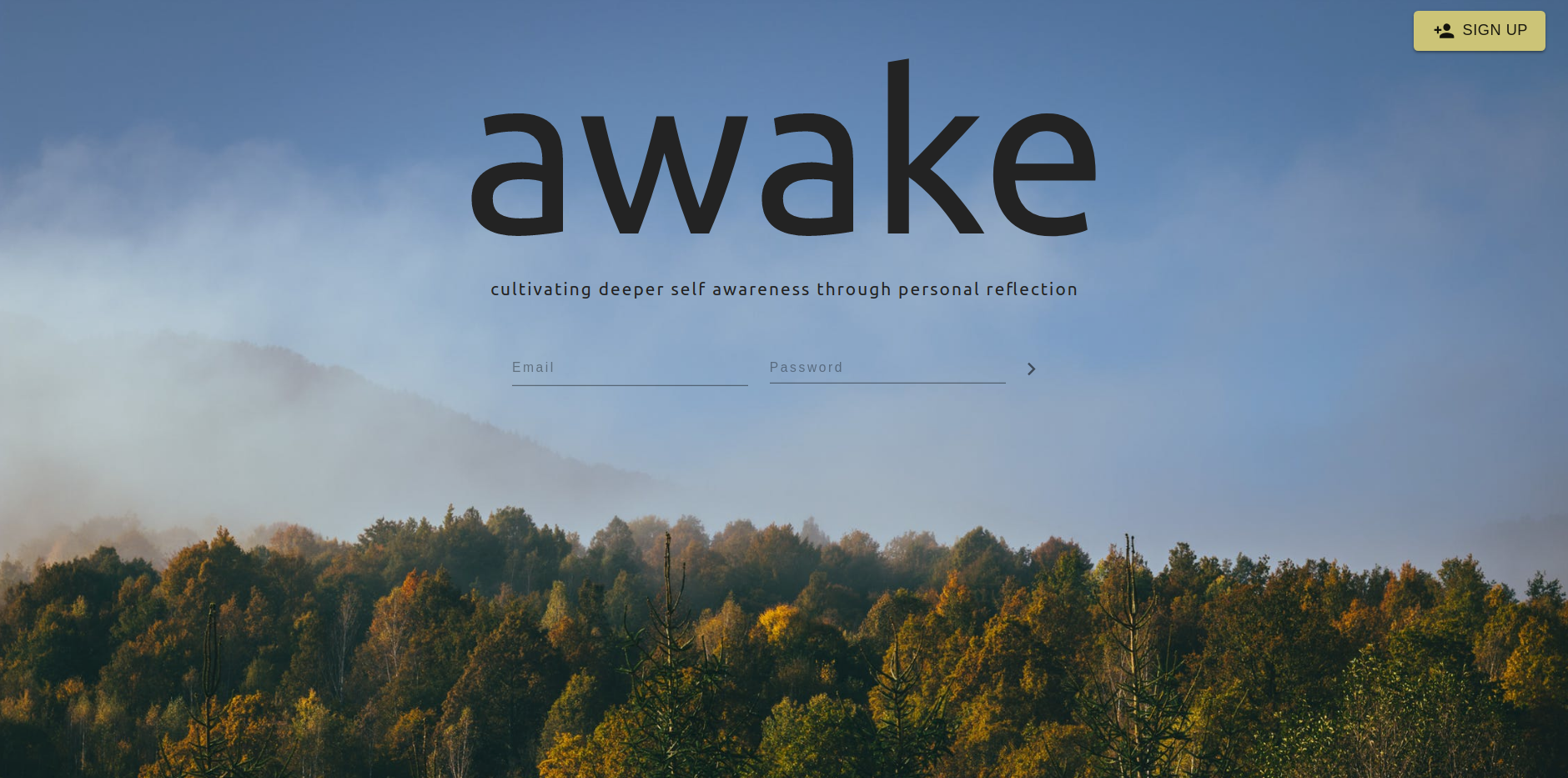 awake homepage