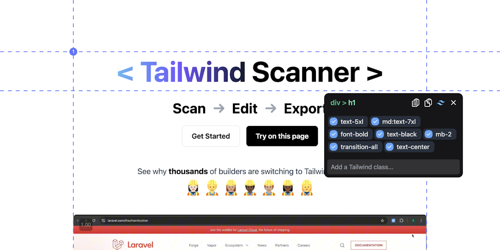 Tailwind Scanner