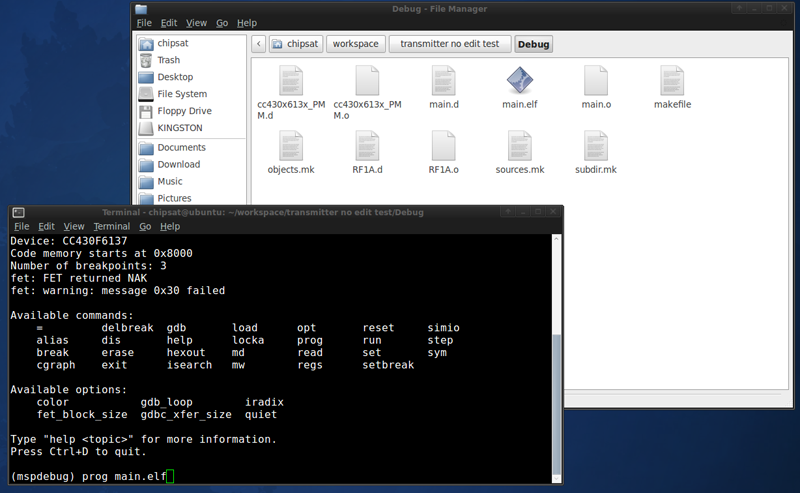 Programming through the terminal