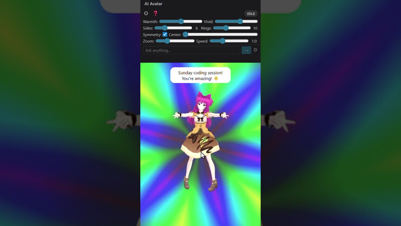 AI Avatar Kaleidoscope Mode Demo