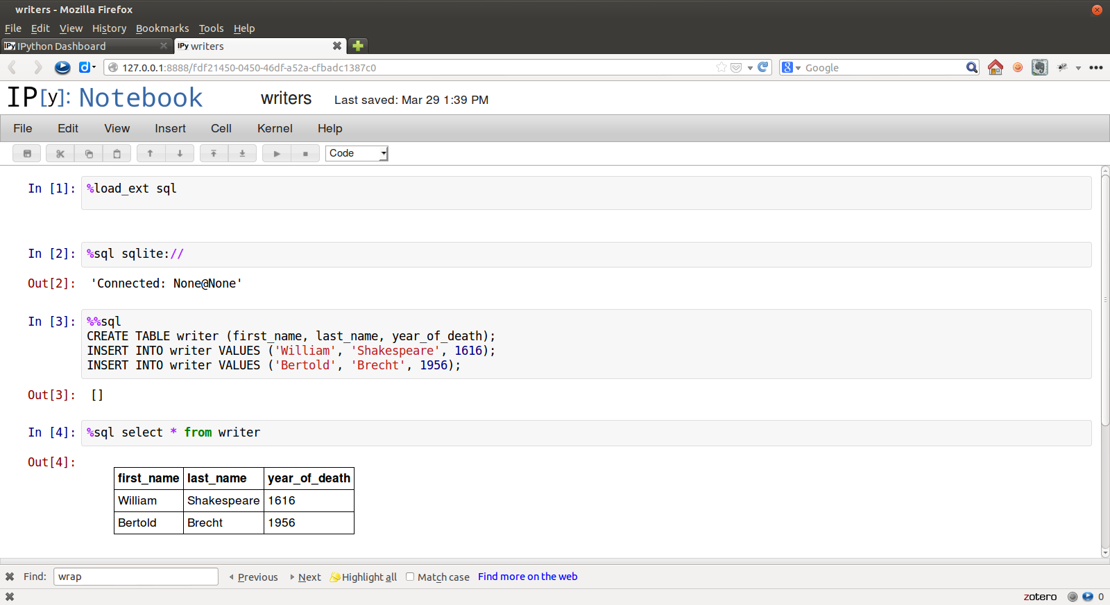 ipython-sql