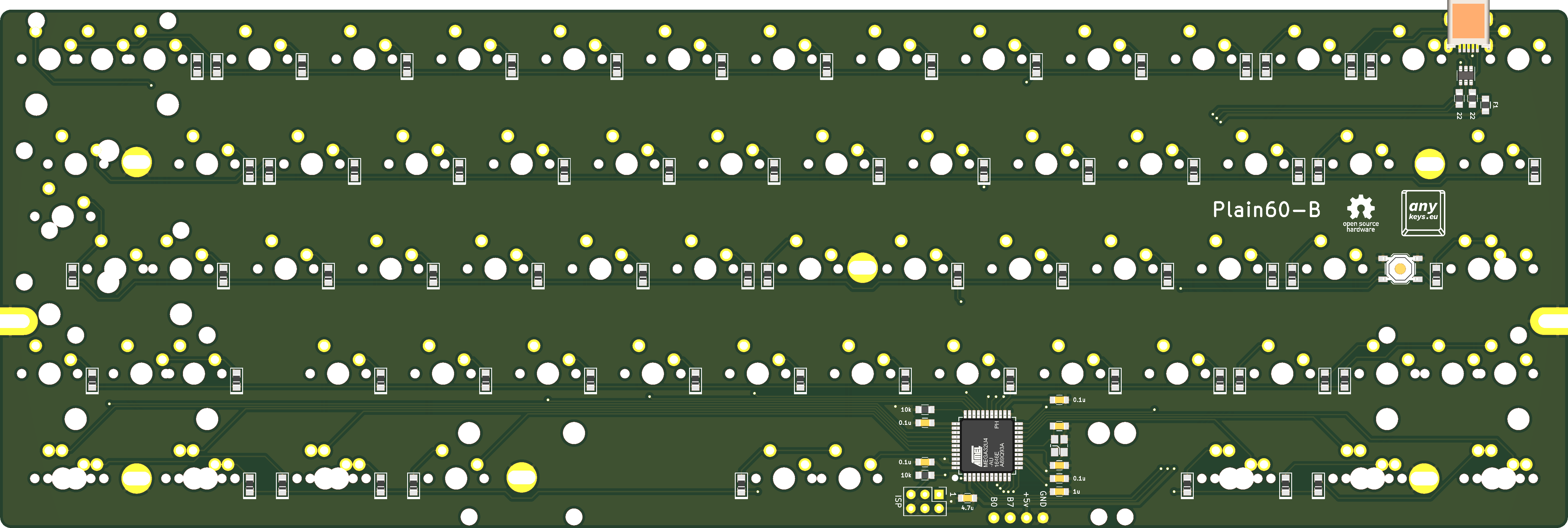 Plain60-B PCB