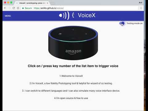 Introduction to voiceX