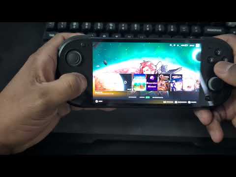Virtual Steam Deck trackpads on a Retroid Pocket 6