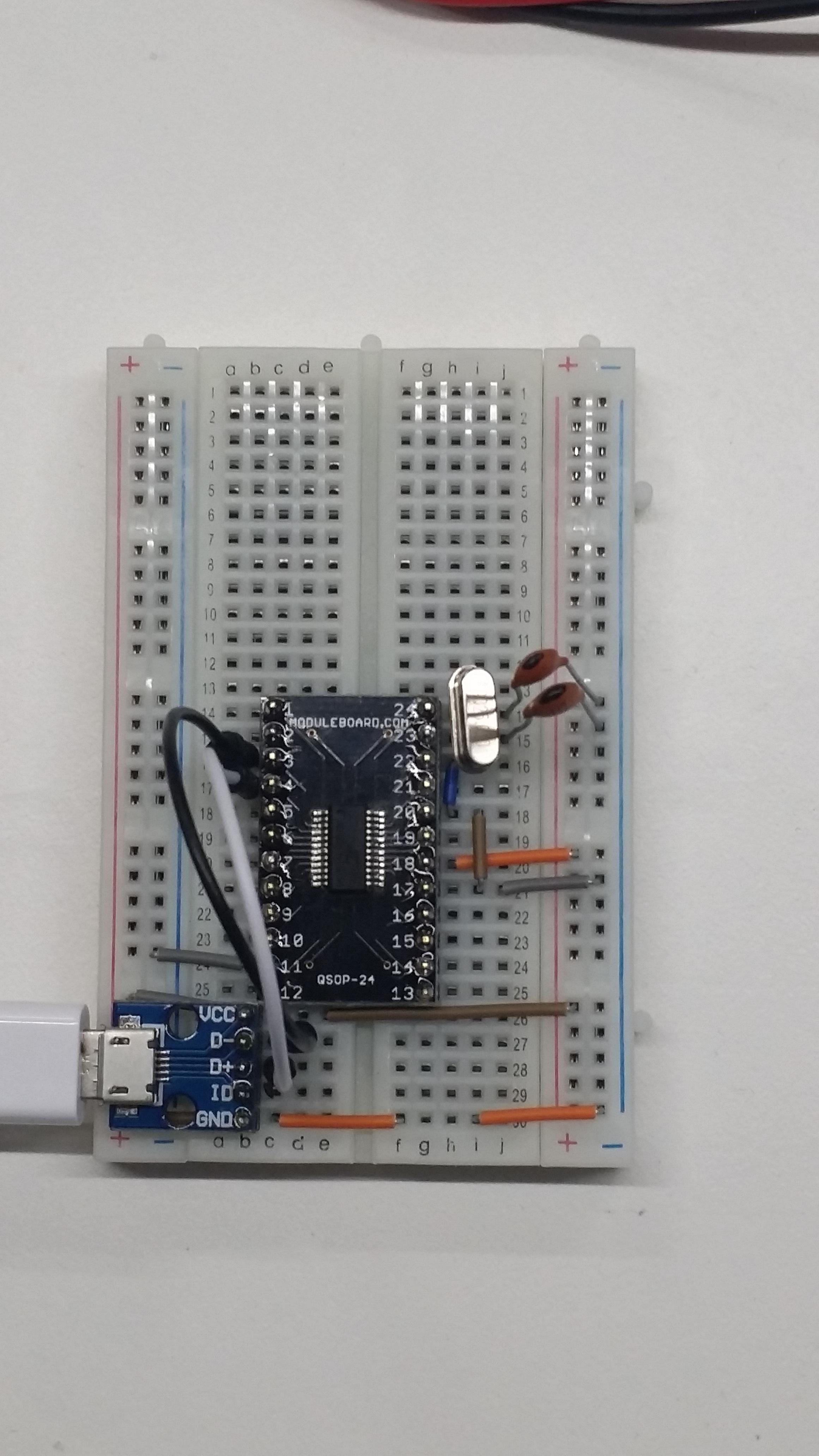 Minimal breadboard