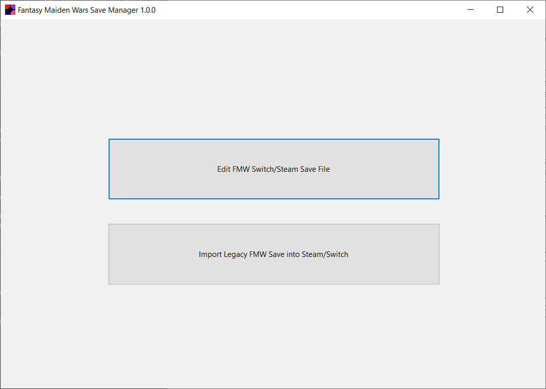 1.0.0 Menu Page
