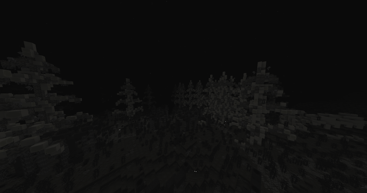 A forest with ''trees'' make out of bones and corpses and infested trees