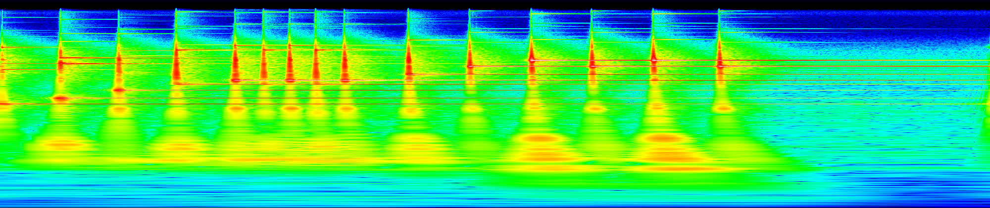 Glockenspiel spectrogram, phon scaled