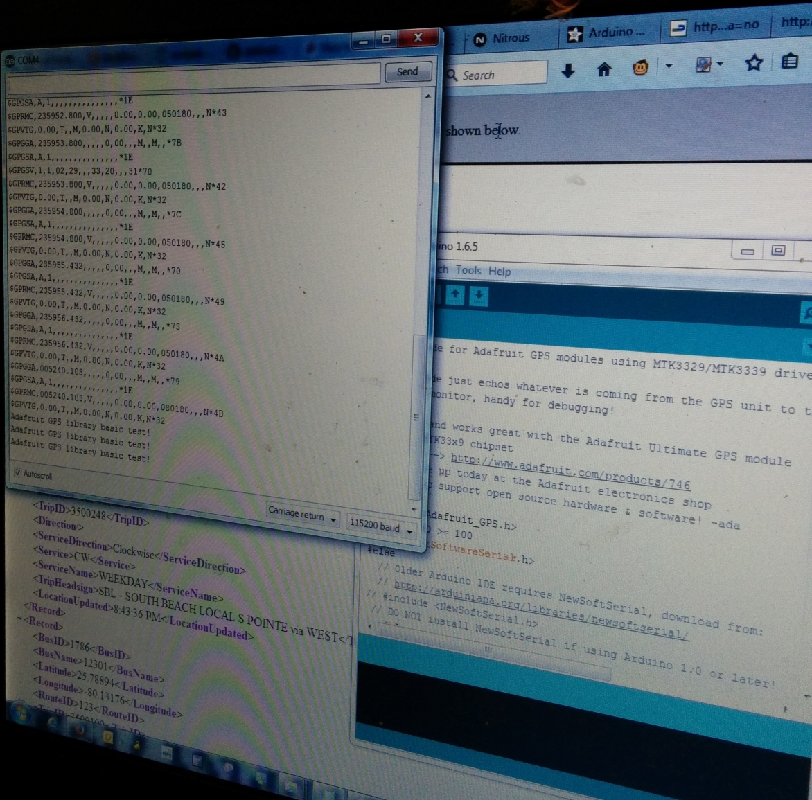 Arduino IDE Serial Monitor