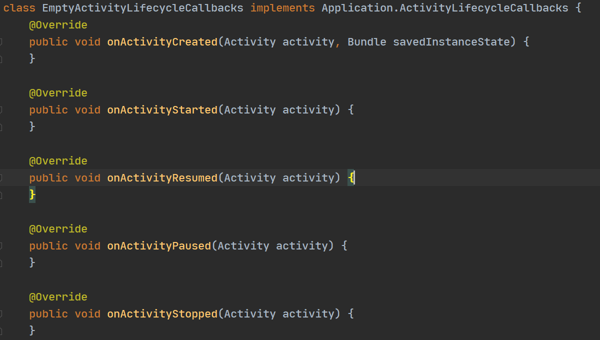 EmptyActivityLifecycleCallbacks