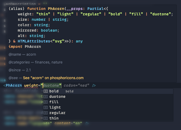 GitHub - smastrom/phosphor-icons-astro: Phosphor Icons for Astro with ...