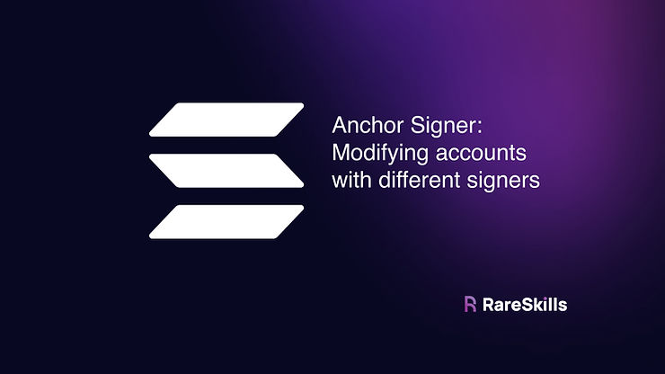 Anchor Signer