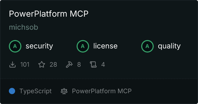 PowerPlatform MCP server
