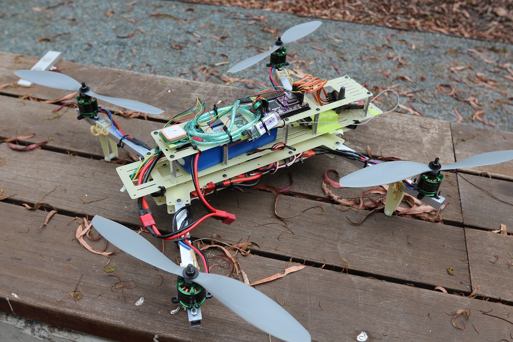 finished quadcopter