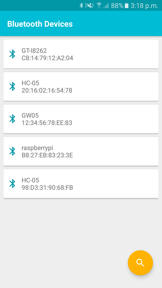 BluetoothDevices