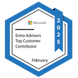 Entra Advisors Top Customer Contributor | February 2025