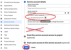 Fill form, copy email