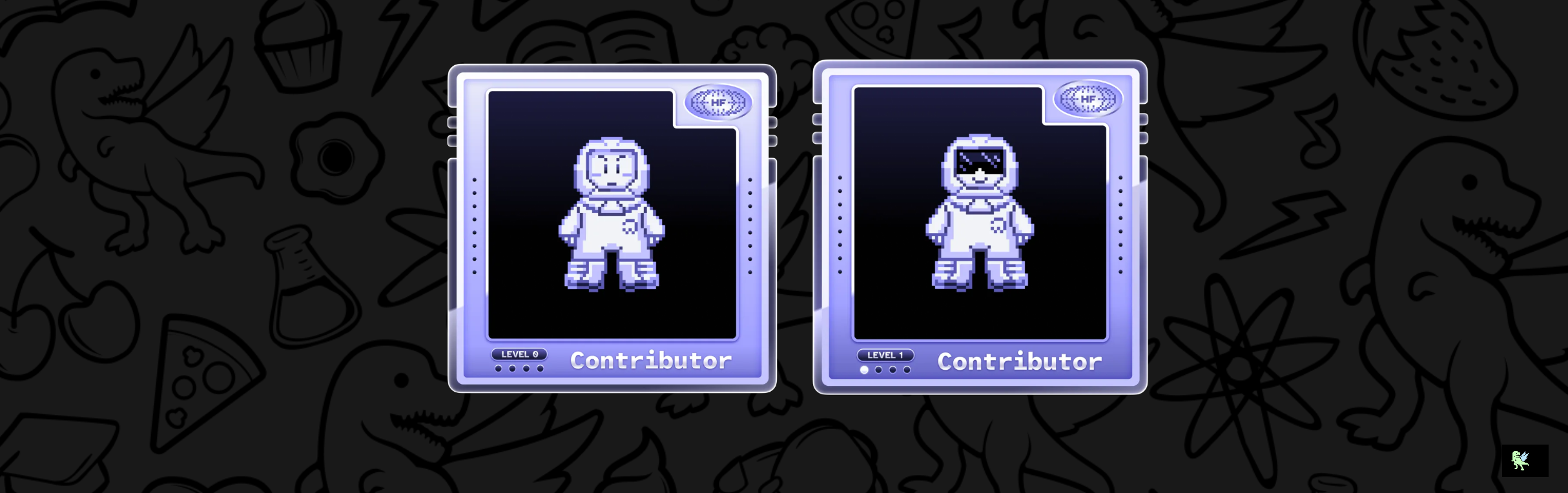 An image of @dilipsc's Holopin badges, which is a link to view their full Holopin profile