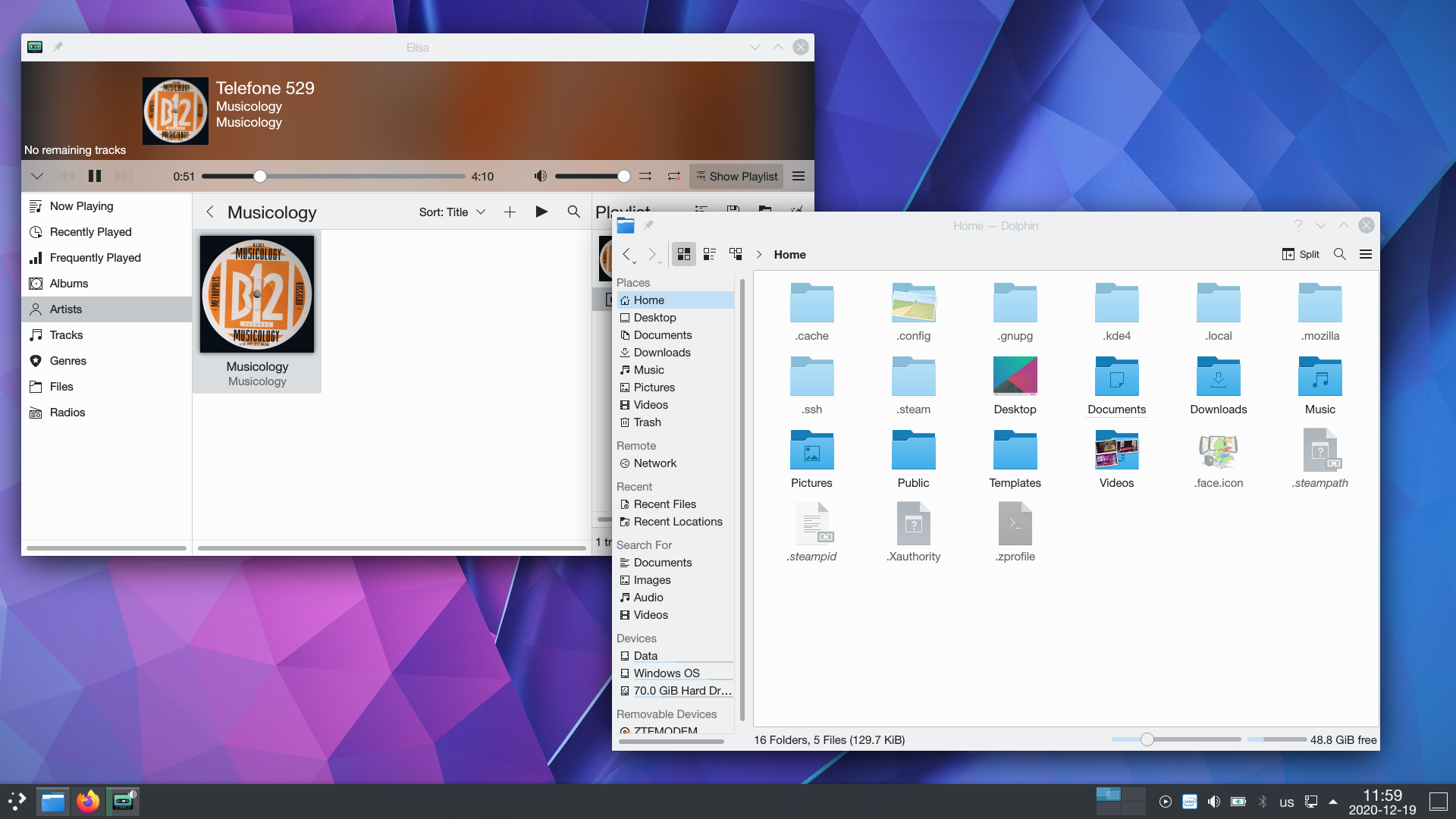 KDE screenshot