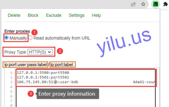 BP Proxy Switcher & YiLu Proxy