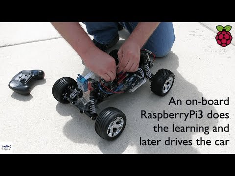 Self Driving Car Learns Online and On-board on Raspberry Pi 3